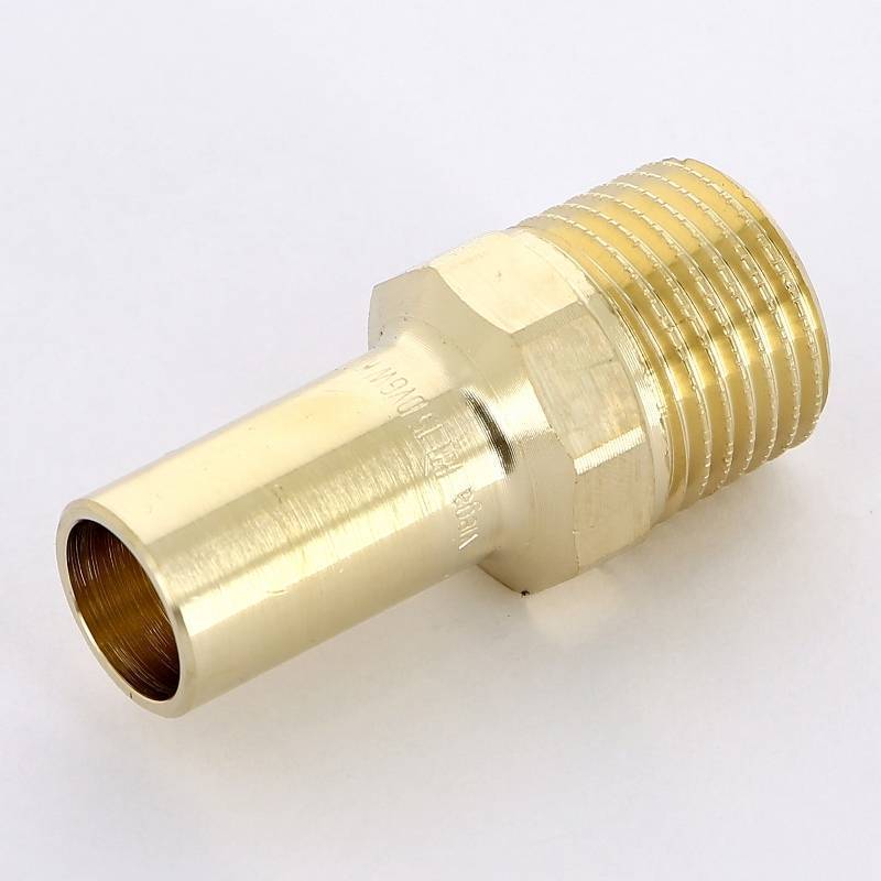 Муфта-вставка Viega Sanpress бронза 15 мм x 1/2 НР 115418