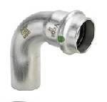 Отвод 90° Viega Sanpress Inox нержавеющая сталь 54 мм 435769
