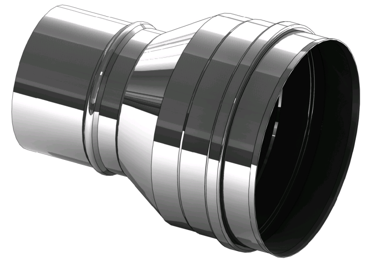 Переход Jeremias EW-FU D80x180 мм EWE80180