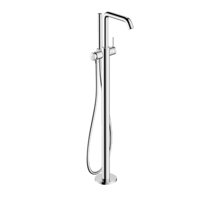 Смеситель для ванны и душа Hansgrohe Tecturis S напольный хром 73440000