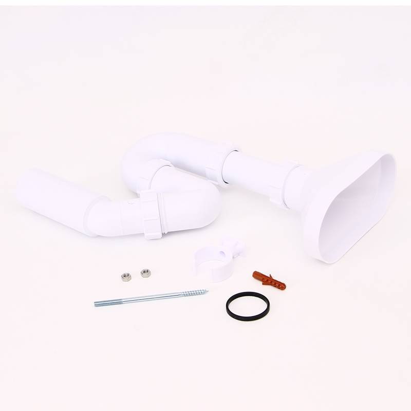 Сифон McAlpine трубный P/S-образный 1 1/2 x 40 мм для разрыва потока с воронкой HC8-FUN