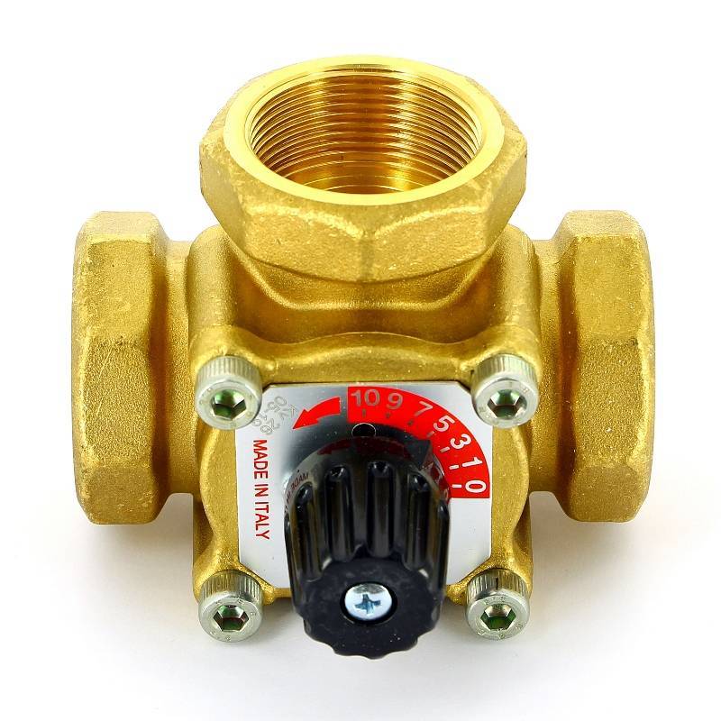 Клапан трехходовой смесительный Uni-Fitt 1 1/2 Kvs 26 360G2660