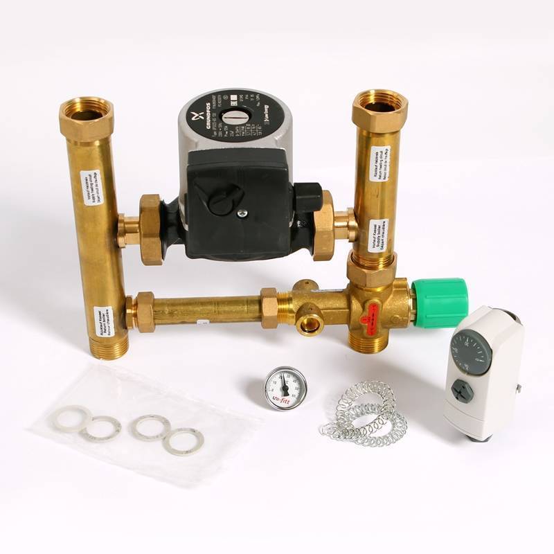 Насосно-смесительная группа Uni-Fitt MULTIMIX 1 с насосом Grundfos 477G1500