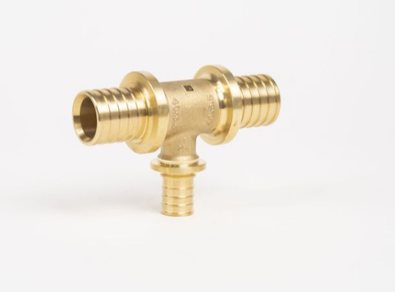 Тройник SANHA 3fit-Press 40х25х40 мм латунь DZR 11080681001