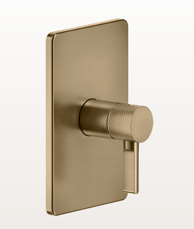 Смеситель для душа Gessi Inciso на 1 потребителя встраиваемый цвет Warm Bronze Brushed PVD 58061726