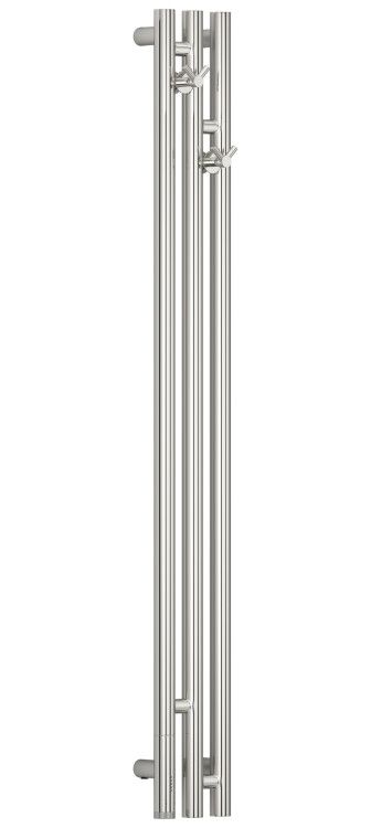 Полотенцесушитель, Сунержа, Терция 3.1, шгв 138-105-1200, слева, МЭМ, цвет-сталь (без покрытия)
