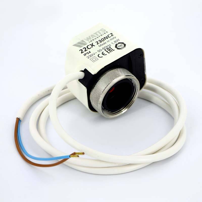 Привод термоэлектрический WATTS 22CX NC 230 В нормально закрытый NC 10029671