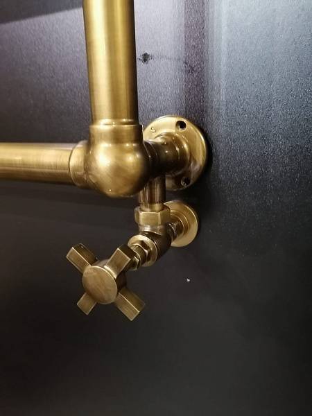 Полотенцесушитель водяной Boheme Medici 74.8х56.8 см бронза 718