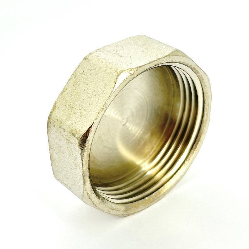 Заглушка латунная LD Pride 1 1/4 ВР никелированная 67.504.32