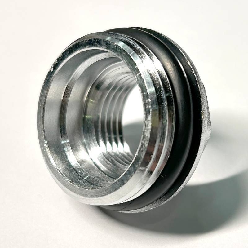 Переходник резьбовой General Fittings 1 x 1/2 НВ хромированный с O-Ring 634C4201