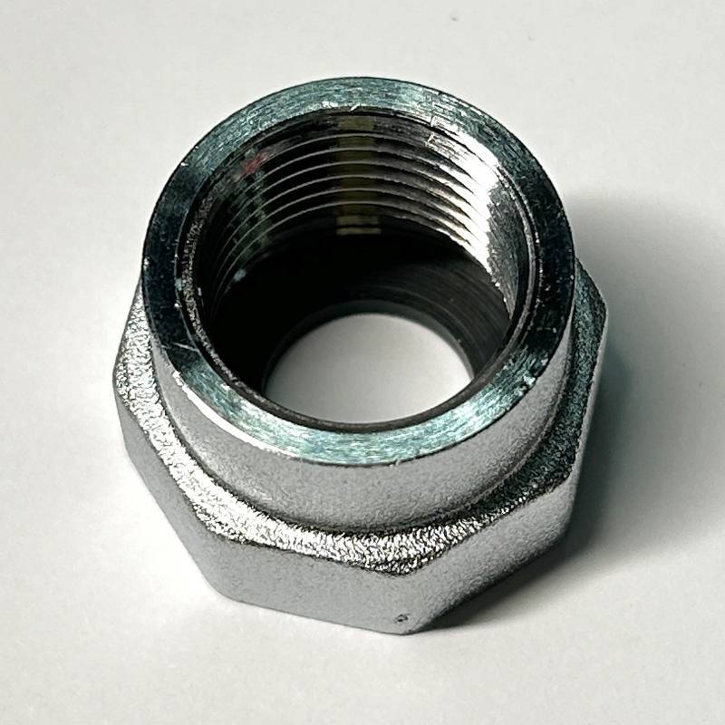 Переходник резьбовой General Fittings ВР-ВР 3/4x1/2 хромированный с плоской прокладкой dui635C3201