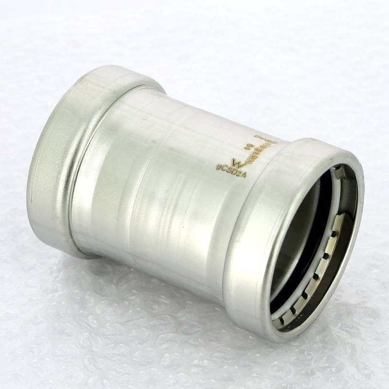 Муфта надвижная Viega Sanpress Inox XL 64 мм нержавеющая сталь 578091