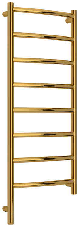 Полотенцесушитель электрический Сунержа Галант 3.1 1000x400 мм МЭМ нижнее слева золото 03-6000-1040