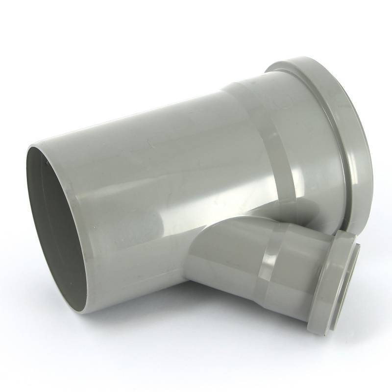 Тройник канализационный Ostendorf HT 110x50 мм 45° 115220