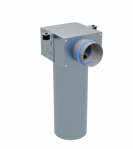 Пленум потолочный Flexag D100 на 1 выход FLD FL-PCP-100/90x1-329