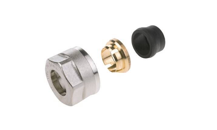 Резьбозажимное соединение Henco 3/4 Евроконус х 15 мм для медных труб EFB01.15CuEK