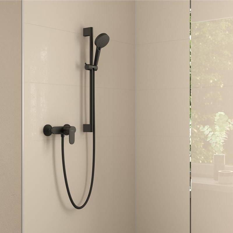 Смеситель для душа hansgrohe Vernis Blend внешнего монтажа матовый черный 71640670