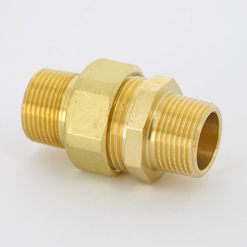 Разъемное соединение Viega бронза 3/8 с коническим уплотнением 446871