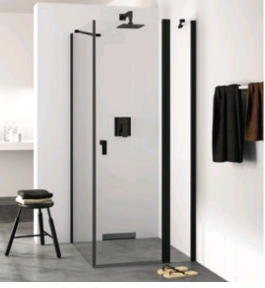 Душевая дверь HÜPPE Design Pure 800x2000 мм маятниковая блестящее серебро прозрачное стекло 21H91H1000927000