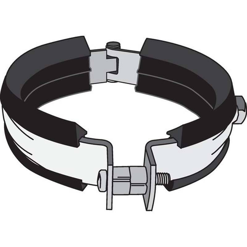 Хомут канализационный REHAU RAUPIANO PLUS опорный 110 мм M8/M10 120554