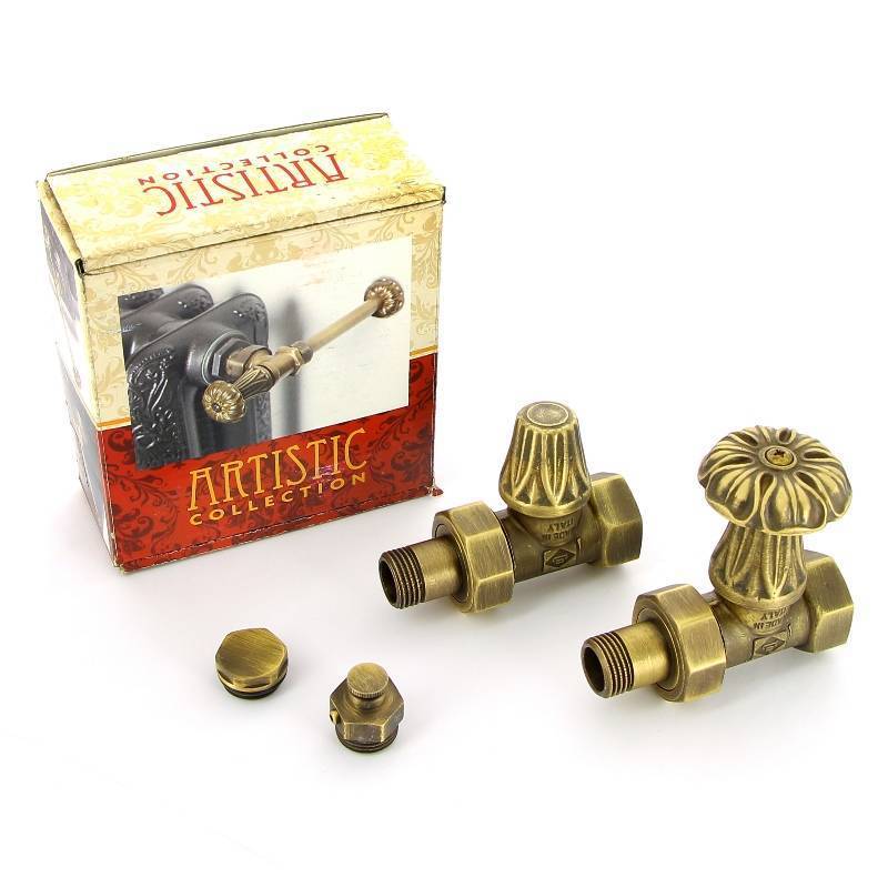 Комплект подключения Carlo Poletti Artistic для радиатора НВ 1/2 KV677/67810MA