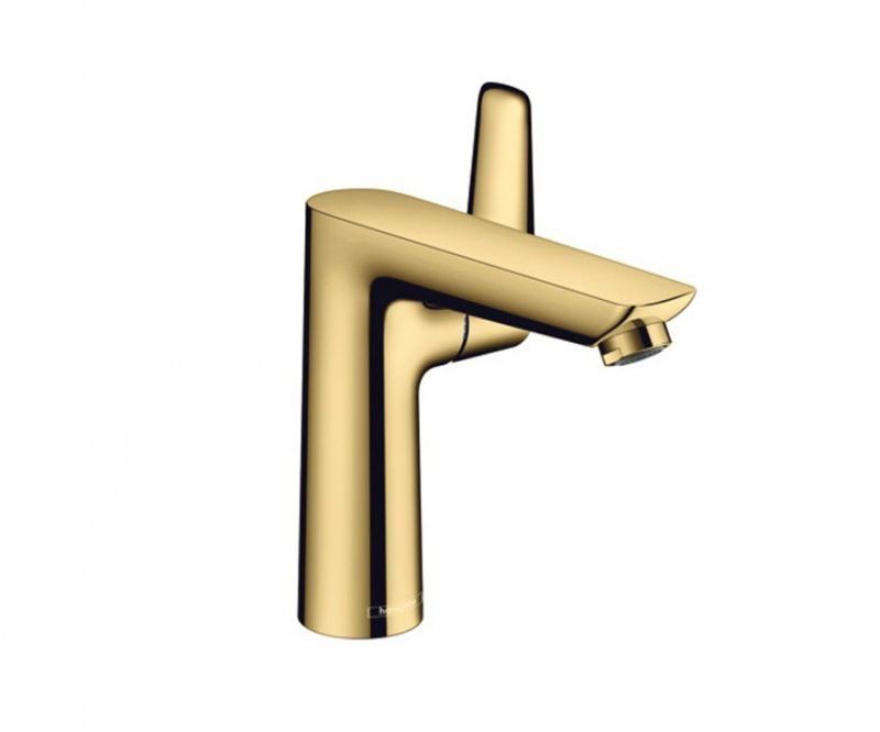 Смеситель для раковины hansgrohe Talis E 150 полированное золото 71754990