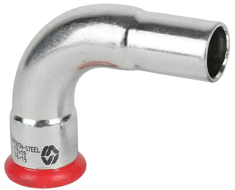 Колено 90° Sanha Sanha-Therm 54 мм ВН оцинкованная сталь 53210