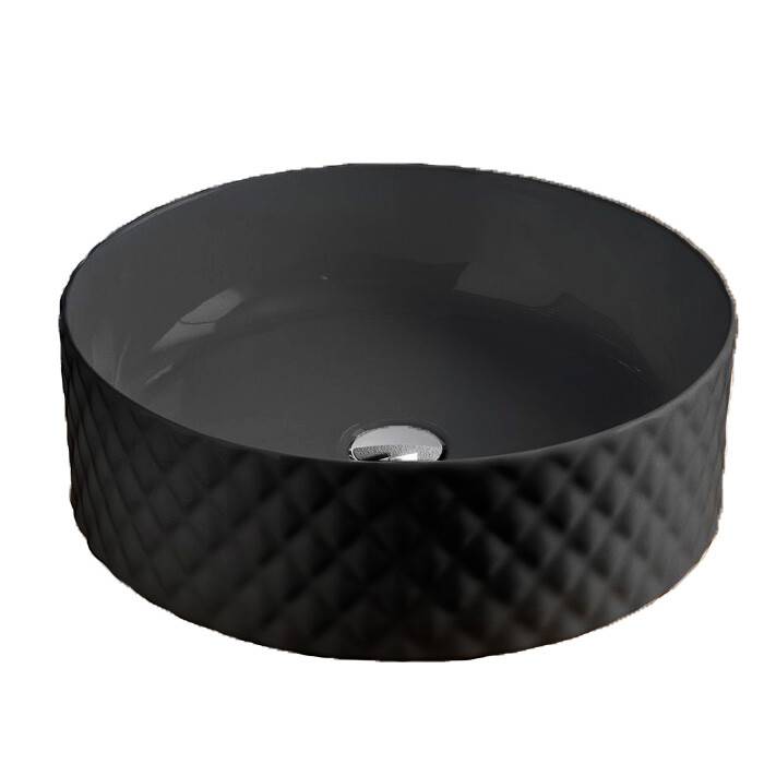 Раковина-чаша Artceram Rombo 440х440х145 мм Matt Black OSL009 17 00