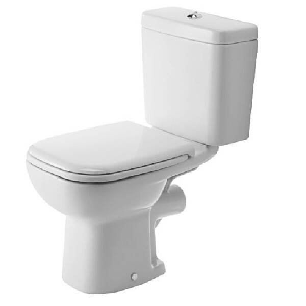 Унитаз напольный Duravit D-Code 35.5х65х38.5 см белый 21110900002