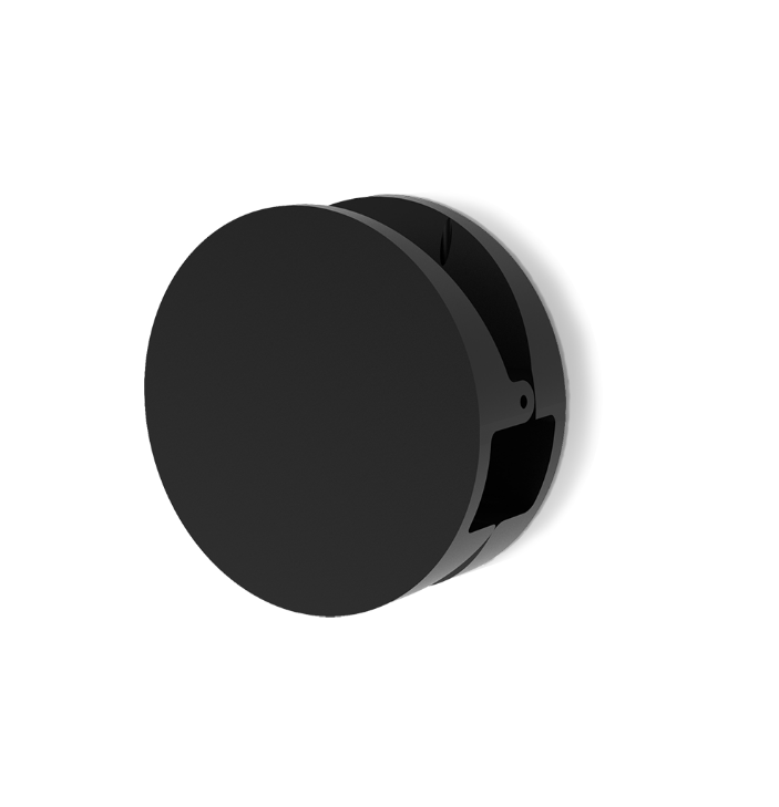 Крючок одинарный Decor Walther PINCH R/L 100х40х100 мм черный матовый 0907560