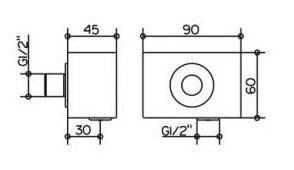 Держатель для ручного душа Keuco Edition 11 хром 51192010000