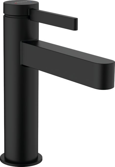 Смеситель для раковины Hansgrohe Finoris 110 матовый черный 76020670