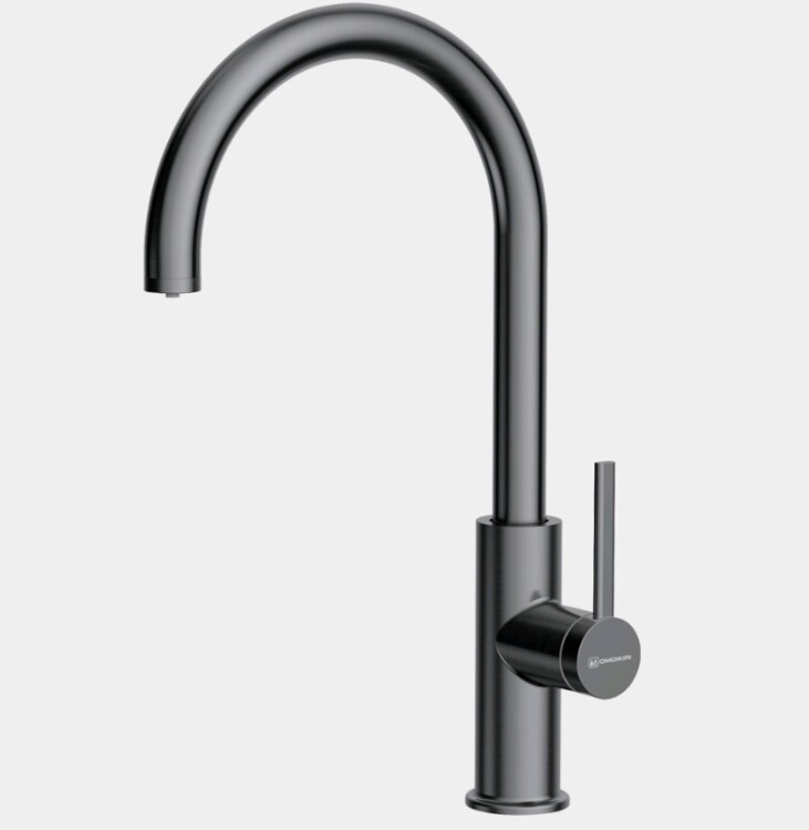 Смеситель для кухни OMOIKIRI Okawa 2 Plus сталь вороненая 4994550