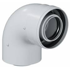 Отвод VGR 90° 80/125 мм PP для конденсационных котлов 4620257023