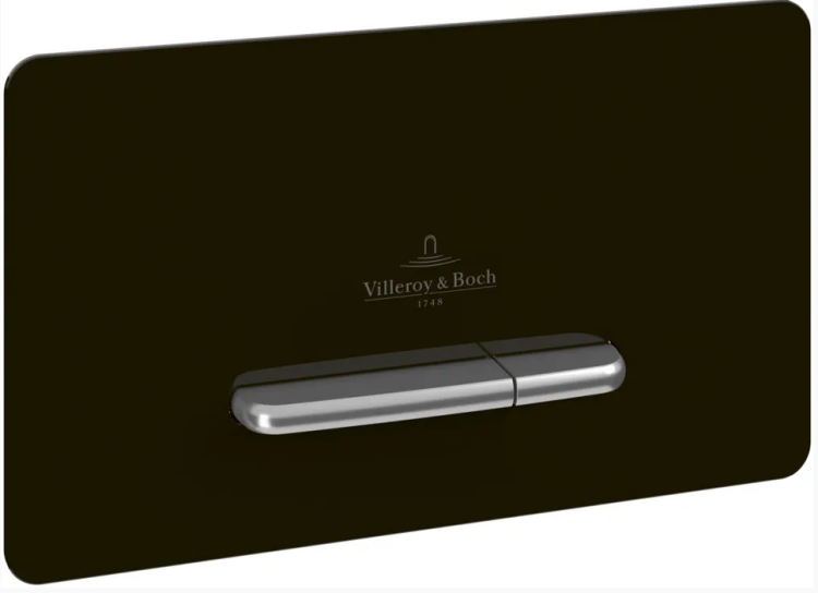 Клавиша смыва Villeroy & Boch Viclean 260x153 мм цвет черный V99442RB