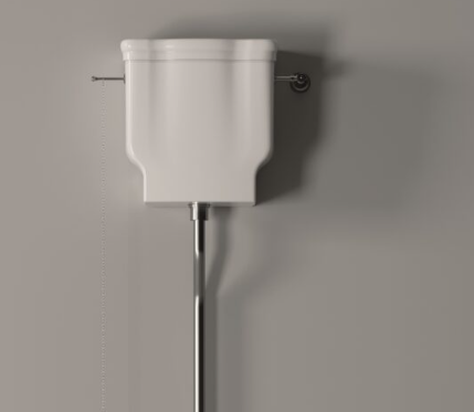 Сливной бачок Alice Ceramica Boheme 425x210x425 мм белый 28320101