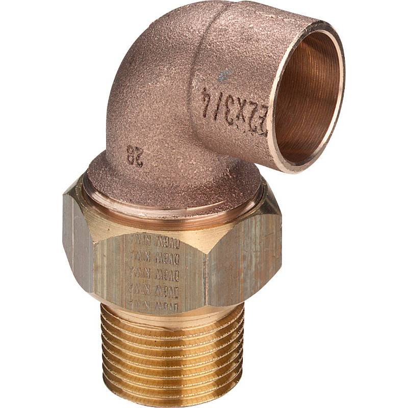 Разъемное соединение угловое Viega 94344G пайка-Н с плоской прокладкой 35х1 1/4 120061