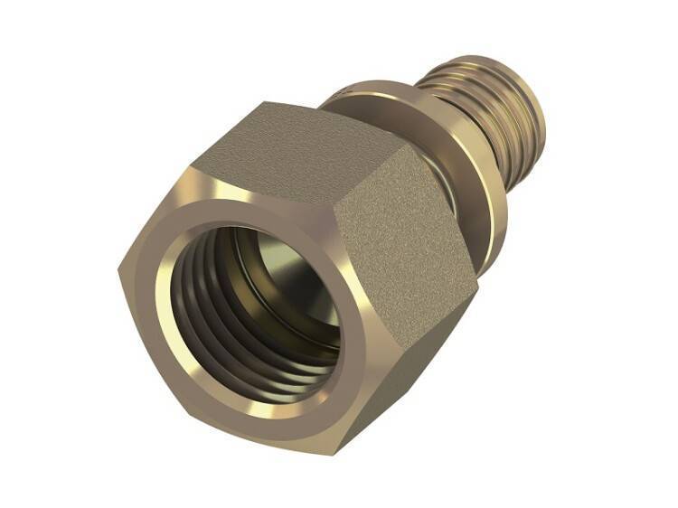 Соединение прямое TECEflex с внутренней резьбой 16х1/2 латунь 765002