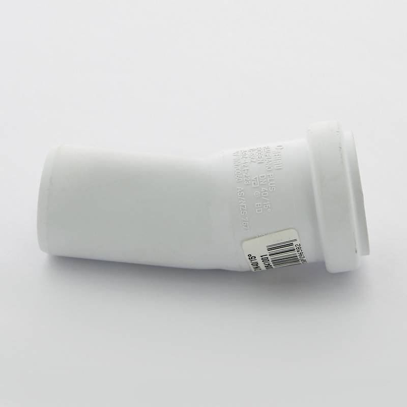 Отвод канализационный REHAU RAUPIANO PLUS 40x15° 11230641001