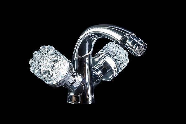 Смеситель для биде Boheme Crystal двухвентильный хром 276-CRST