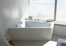 Гидромассажная ванна Duravit Paiova 1700x1300x460 мм Jet System белый/дуб антрацит 760220002001000PA8710062790202000001000