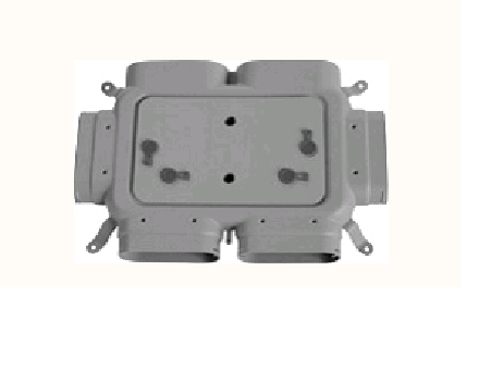 Воздухораспределительный элемент Zehnder ComfoSystems DIS-4FL51 4-канальный 990322031UCN1