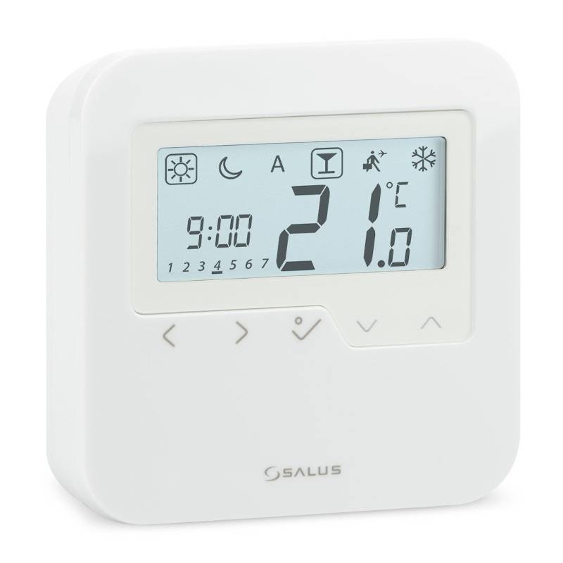 Термостат комнатный SALUS HTRP230 программируемый цифровой белый HTRP230