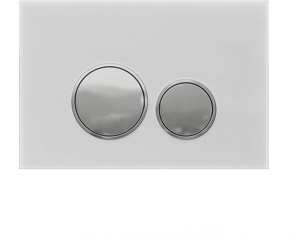 Клавиша смыва Allen Brau Priority 24,8x16,8 см белый 9.20005.20