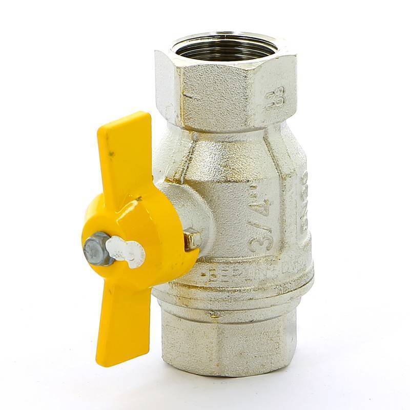 Кран шаровой для газа ITAP Berlin 072 3/4 ВВ бабочка 0720034