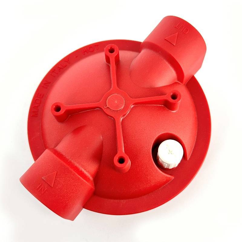 Крышка фильтра Atlas Filtri SINGLE PLUS HOT 3P MFP SX красная LB711P332