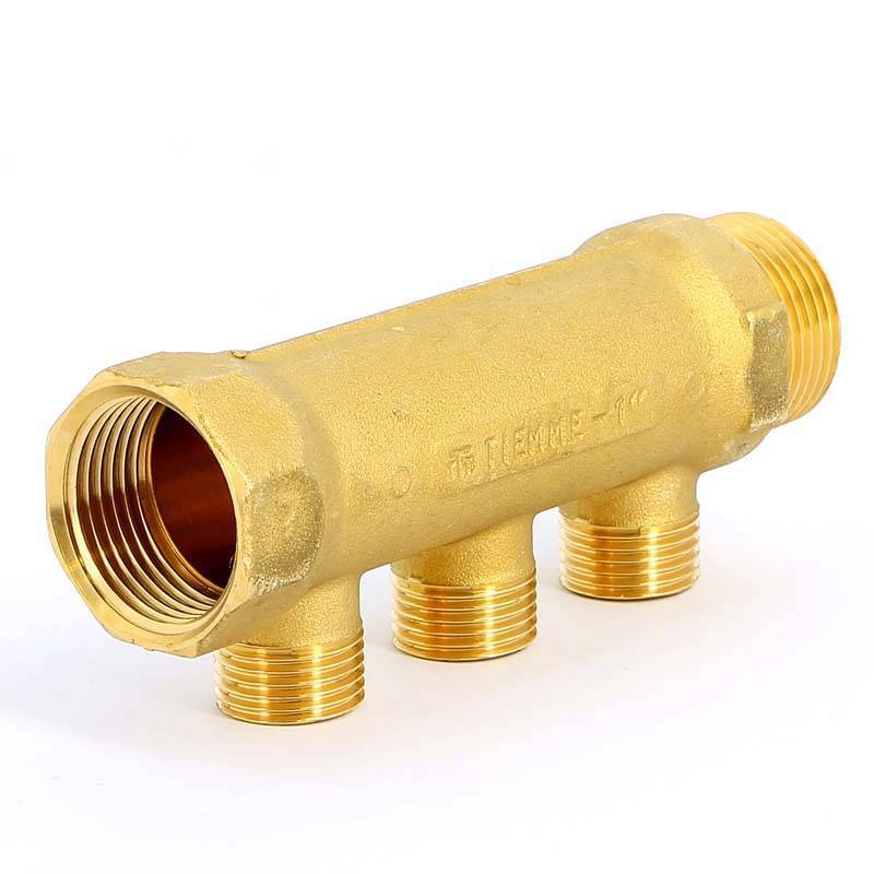 Коллектор проходной Tiemme 3 выхода 1 x 1/2 HP-HP 36 мм 1910007