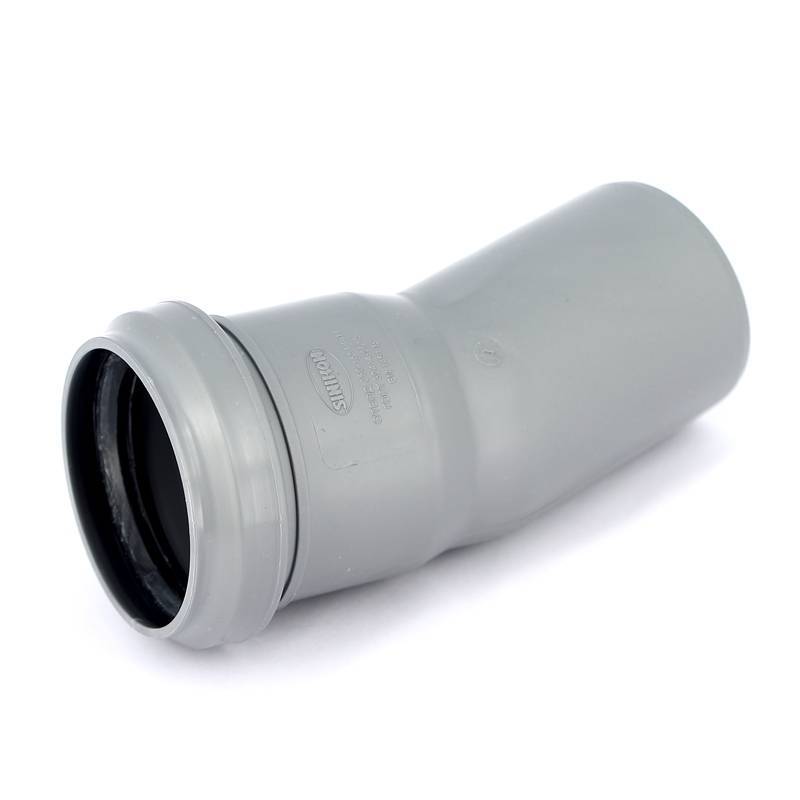 Отвод канализационный Sinikon Стандарт 50 мм 15° 504025.R