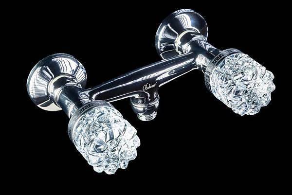 Смеситель для душа Boheme Crystal двухвентильный хром 274-CRST