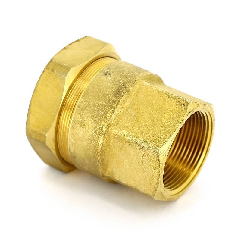 Муфта обжимная Tiemme 1592 1 1/2 ВР латунная 1500099